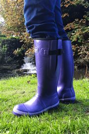 Purple Adults Wide Warm Wellies