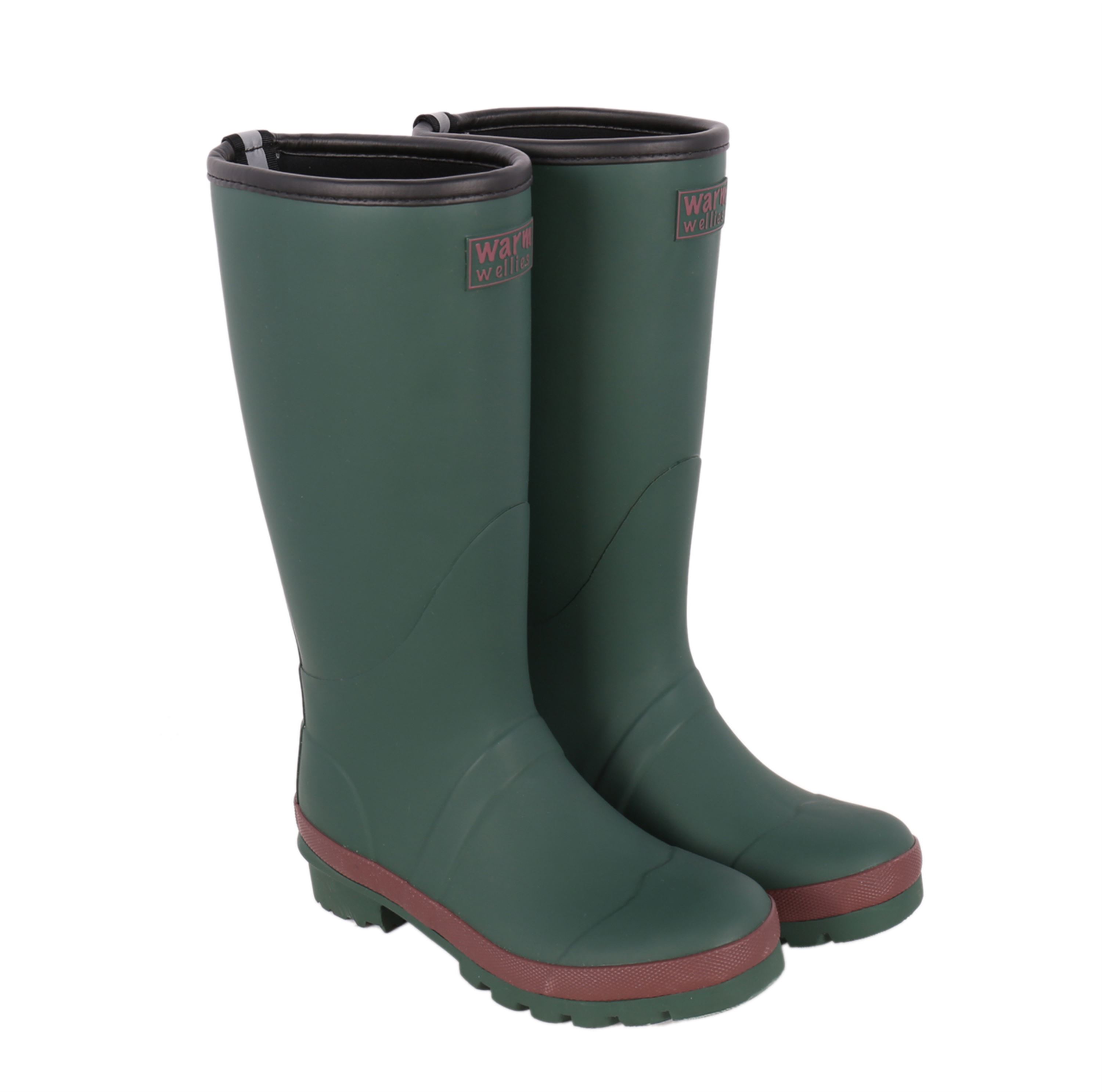 Seconds GreenJunior Warm Wellies | The Warm Welly Company