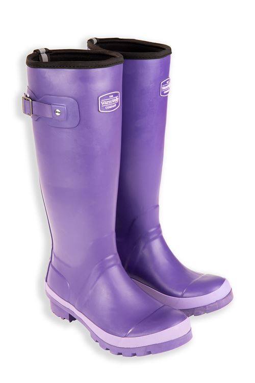 Purple Adult Neoprene Lined Field Warm Wellies