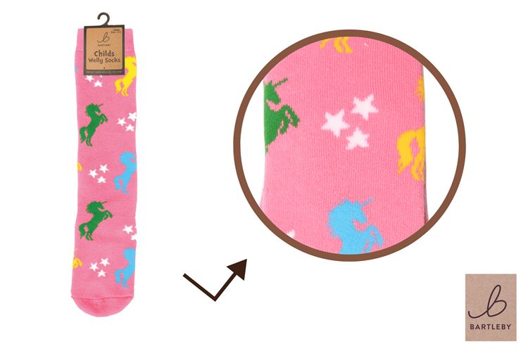 Childs Welly Socks - Mystical Unicorns